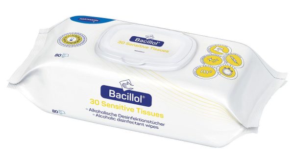 Hartmann Bacillol 30 Sensitive Μαντηλάκια Απολύμανσης Μασκών & Επιφανειών